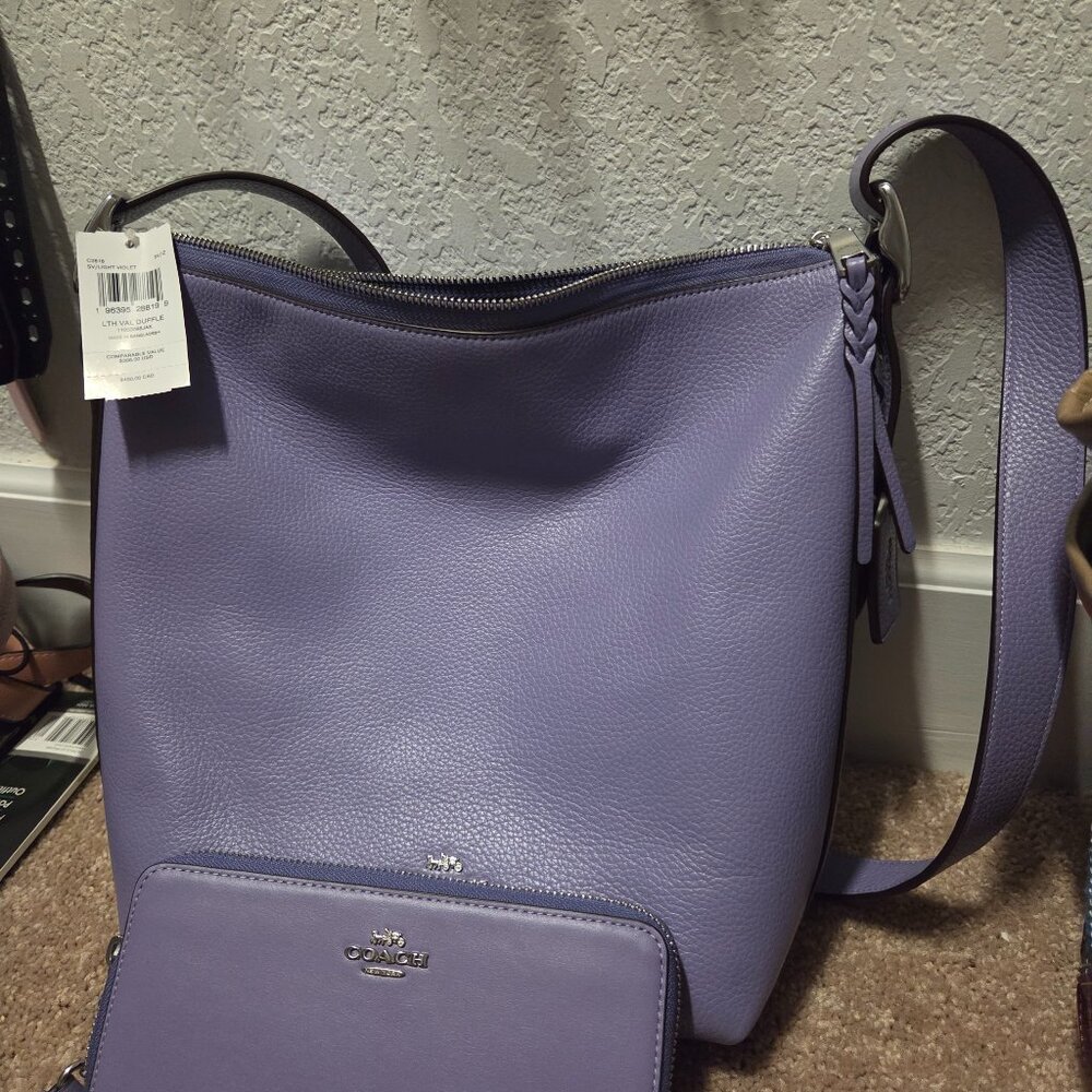 Coach crossbody tote/wallet